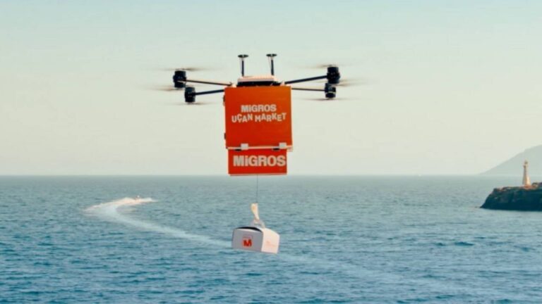 Migros Sanal Market’in drone ile teslimat teknolojisi: Migros Uçan Market!