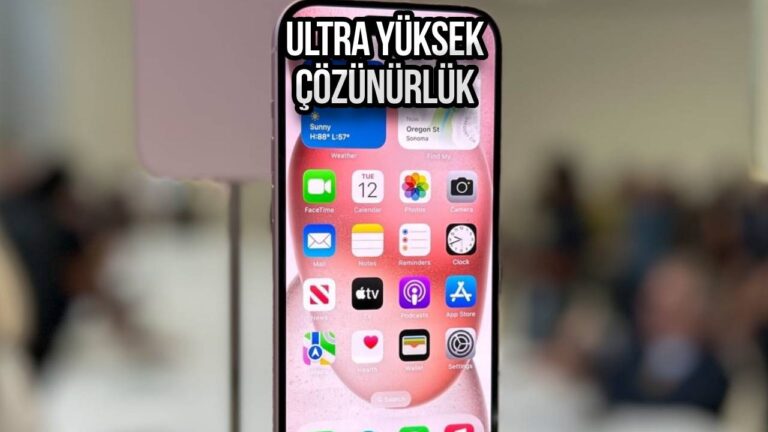 Gerçekten daha gerçek: Bu ekran, 30 iPhone 15 çözünürlüğünde!