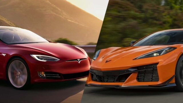 It blew the dust: This is how Tesla Model S competed with Chevrolet Corvette!