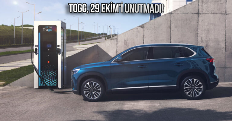 Togg Trugo’dan 29 Ekim’e özel ücretsiz şarj fırsatı!