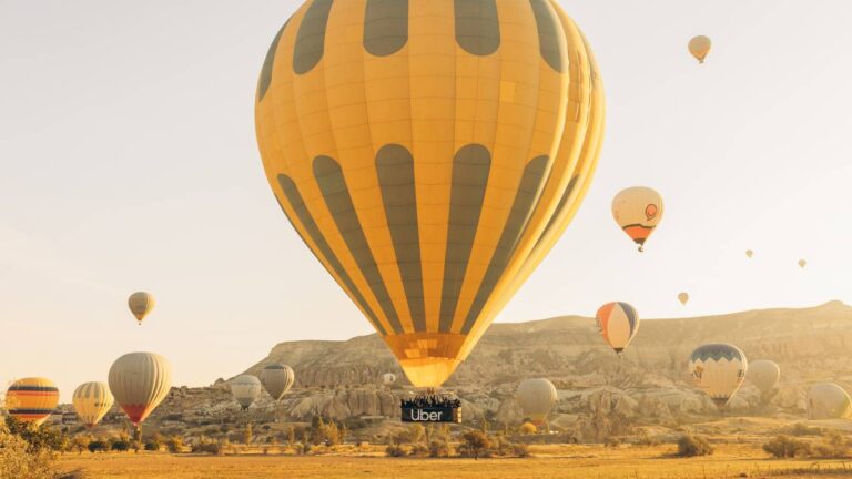 Dünyada bir ilk: Uber Balon, Kapadokya’dan havalanıyor!