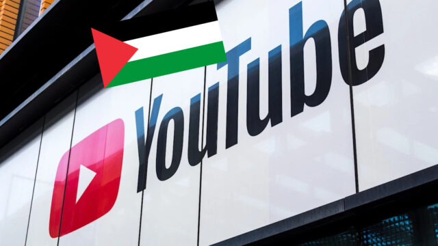 Not forgotten: Palestine statement from YouTube!