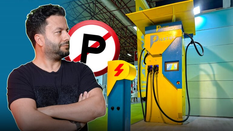 Elektrikli şarj istasyonunu işgal eden araçlara çözüm: Pilstop!