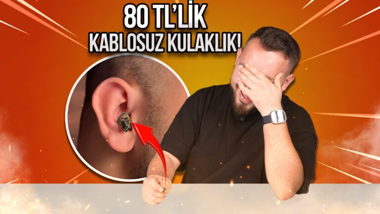 İnternetin en ucuz kablosuz kulaklığını aldık! – 80 TL’lik zulüm!