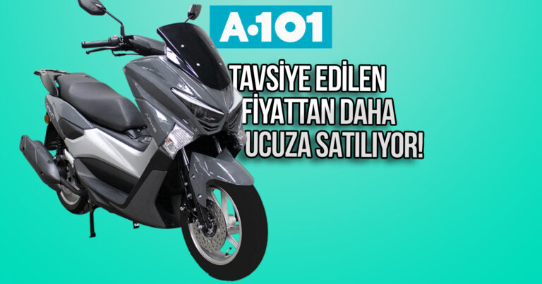 A101, ucuz motosiklet satıyor! İşte özellikleri ve çarpıcı fiyatı