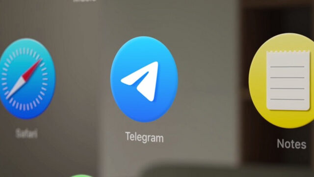Apple Vision Pro’da Telegram işte böyle gözükecek!