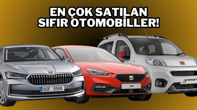 2023 yılında Türkiye'de en çok satılan sıfır otomobiller!