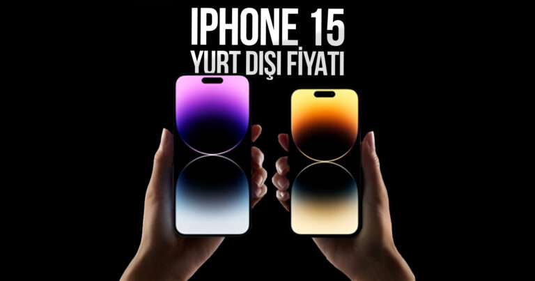 yurt dışında iphone 15 pro max fiyatları