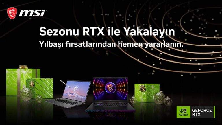 MSI RTX serisi laptoplar ile kasım fırsatları devam ediyor!