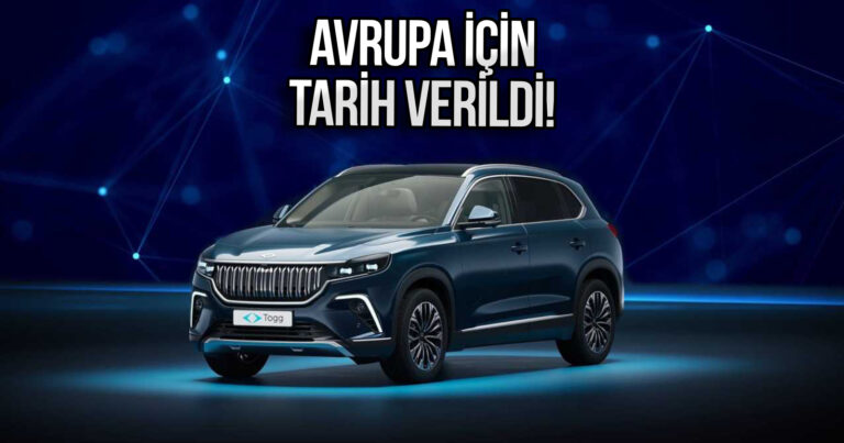 Togg, Avrupa’da satışa çıkıyor! İşte tarihi