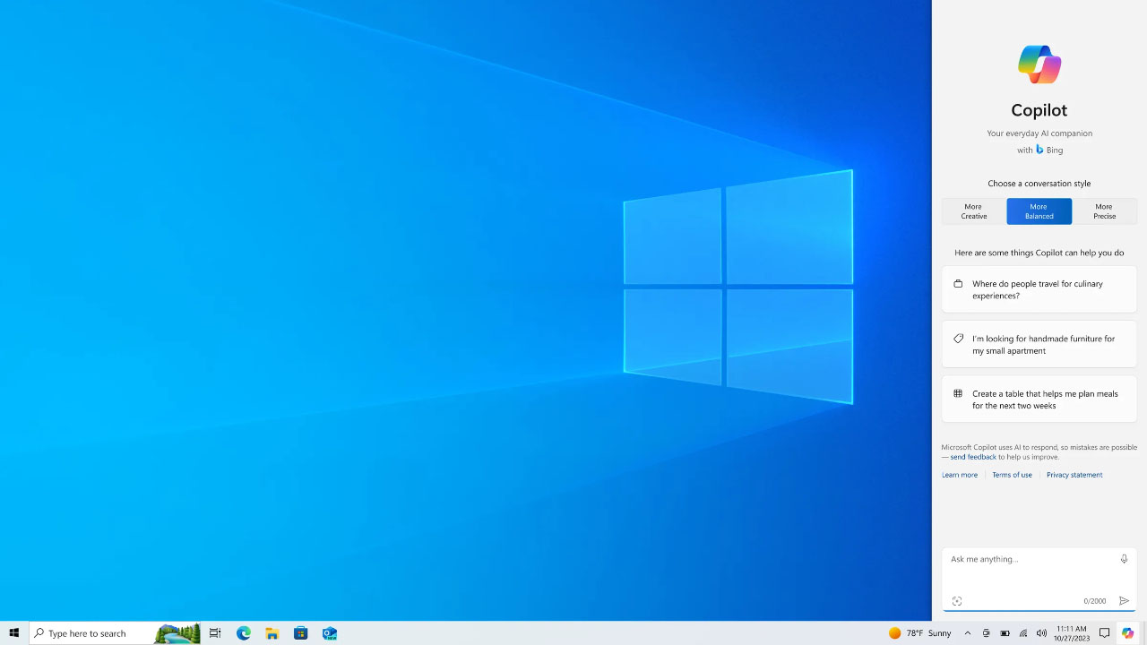 Copilot, Windows 10 kullanıcılarına da sunulacak