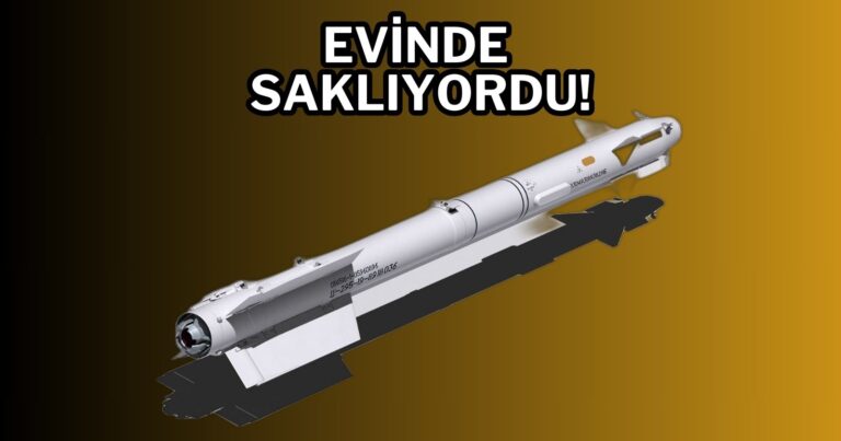 Evinde R-73 askeri füze sakladı ancak yakayı ele verdi!