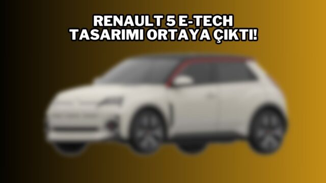 Uygun fiyatlı, elektrikli Renault 5 E-Tech tasarımı sızdırıldı!