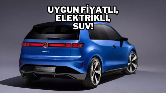Volkswagen uygun fiyatlı elektrikli SUV ile geliyor!