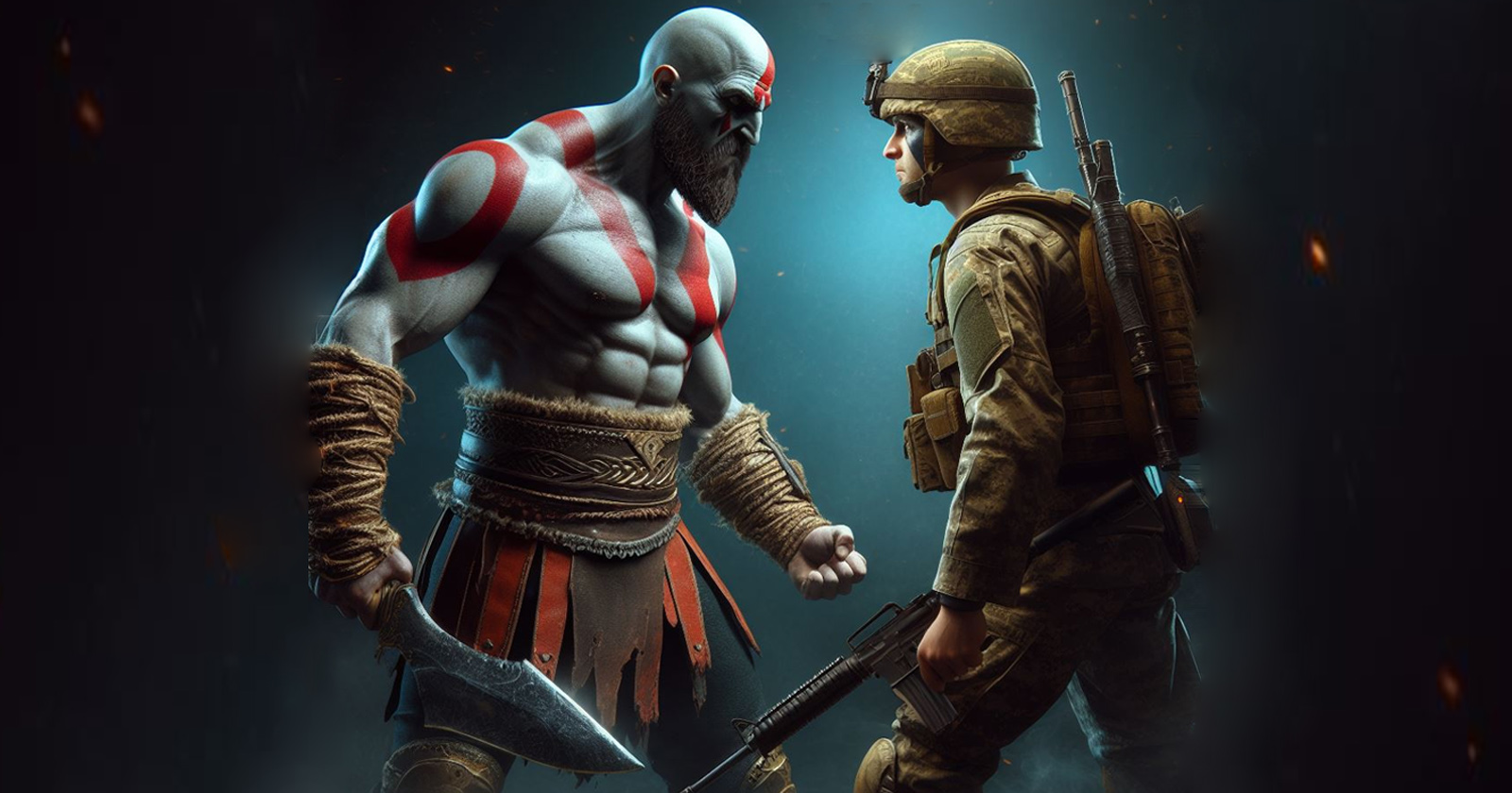 god of war kratos cod modern warfare 3