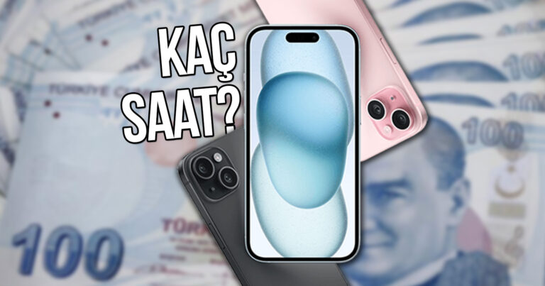 Yeni asgari ücret ile iPhone 15 alabilmek için kaç saat çalışmamız gerek?