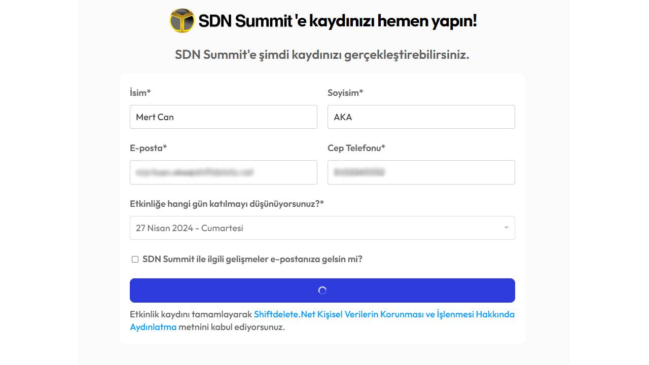SDN Summit'e nasıl katılabilirim