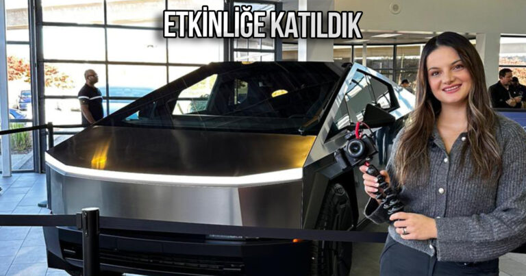 Tesla Cybertruck etkinliğindeyiz!