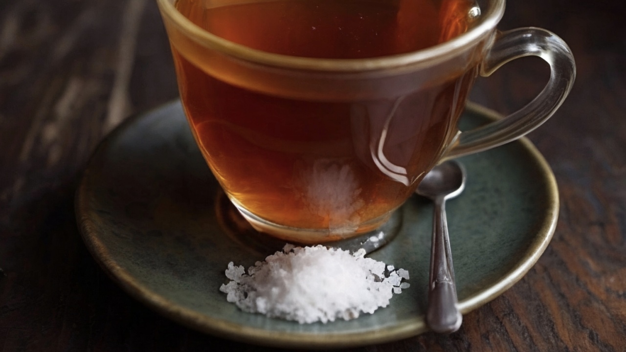 Çayı tuzlu içen kimyager sonunda sebebini açıkladı! İşte bilimsel sırrı