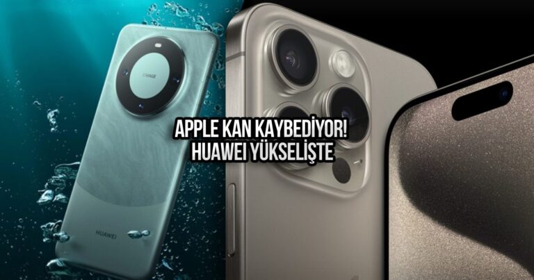 Apple’da büyük kan kaybı! Huawei yeniden yarışta