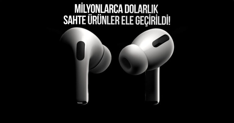 Çin’de sahte AirPods üreten fabrikaya baskın!