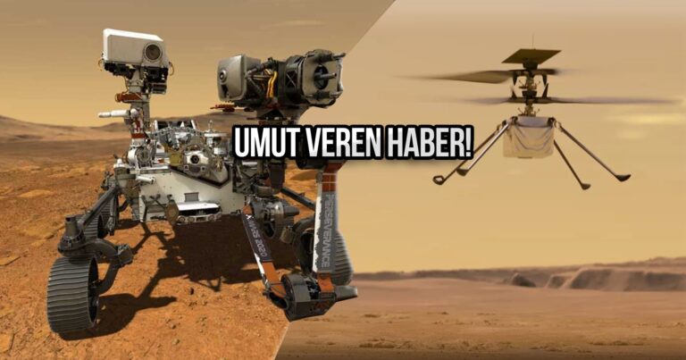 Kaybolan Mars helikopterinden önemli sinyal!