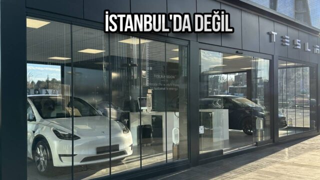 Tesla opened its first showroom store in Turkey!