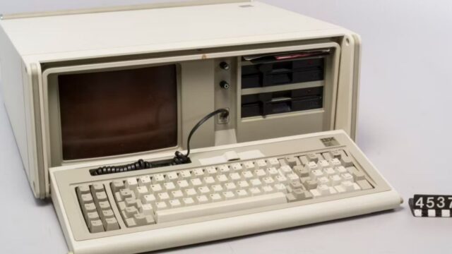 What did laptops look like 40 years ago?  Here is IBM Portable