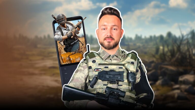 PUBG oynatan tuşlu asker telefonu!