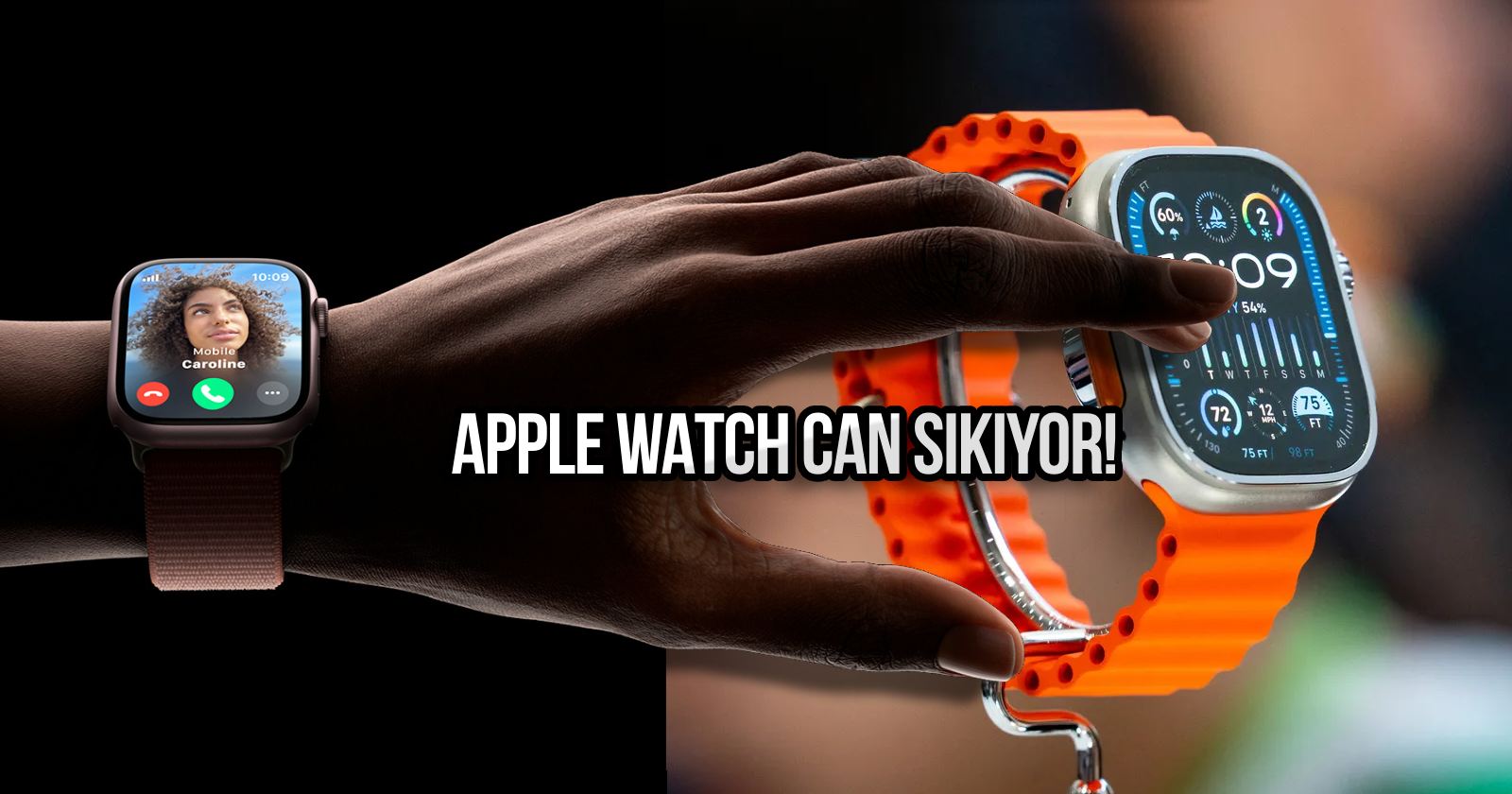 Apple watch hayalet dokunuş, apple watch hayalet dokunuş sorunu, Apple Watch series 9 sorunu, Apple watch Ultra 2 sorunu, apple akıllı saat sorunu