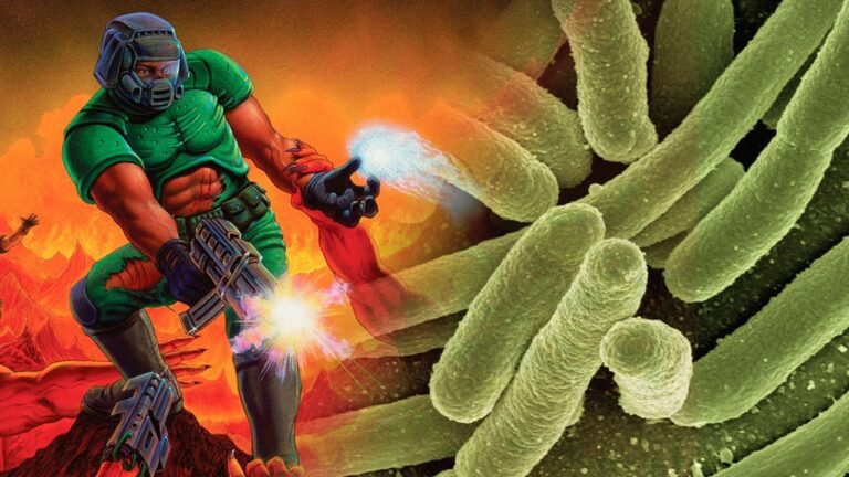 Şaka değil! Bakteri hücresinde Doom oynadılar