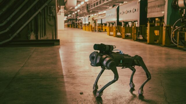 It even lives in Chernobyl!  This robot dog smells radiation!