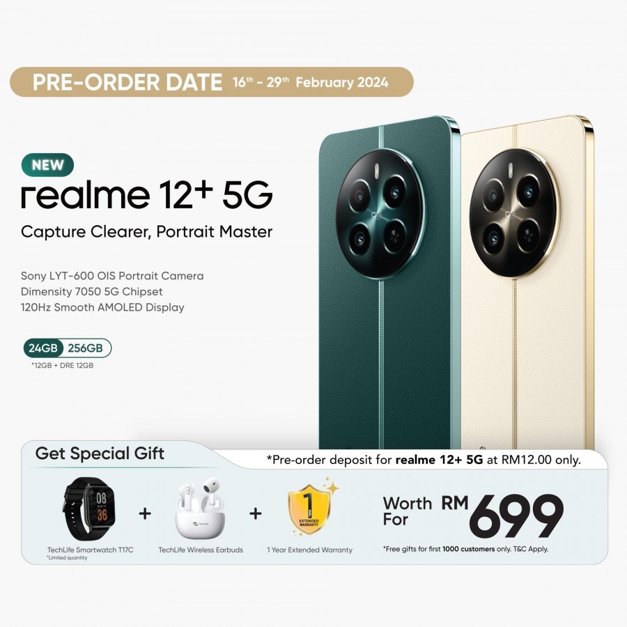 Realme 12 Plus özellikleri ve tanıtım tarihi