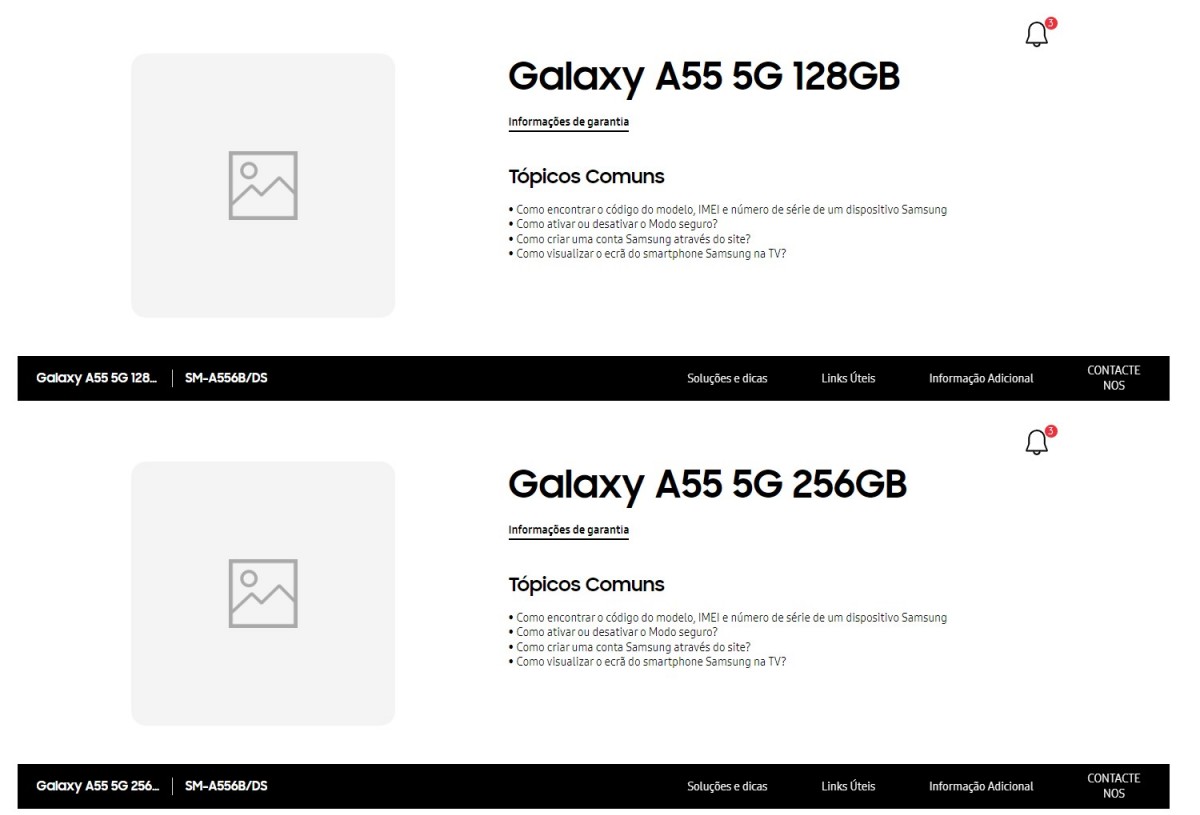 Galaxy A55 destek sayfaları 