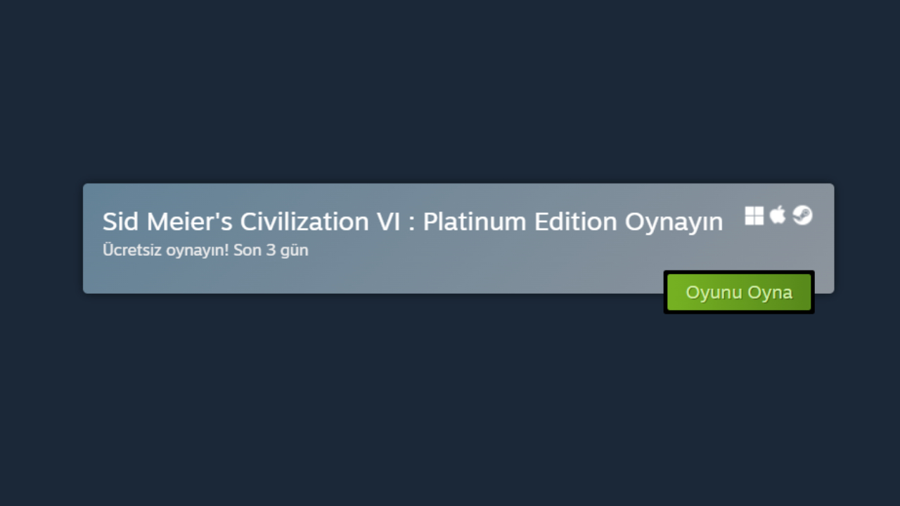 Sid Meier’s Civilization 6, Steam'de ücretsiz erişime açıldı