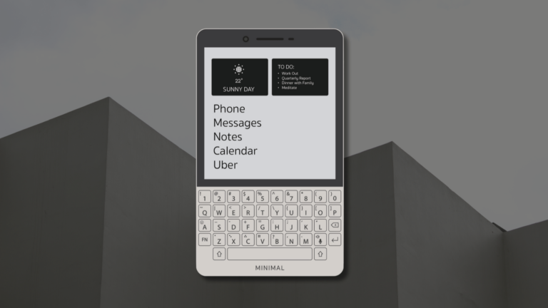 Bu telefonda çer çöp yok! İşte Minimal Phone özellikleri
