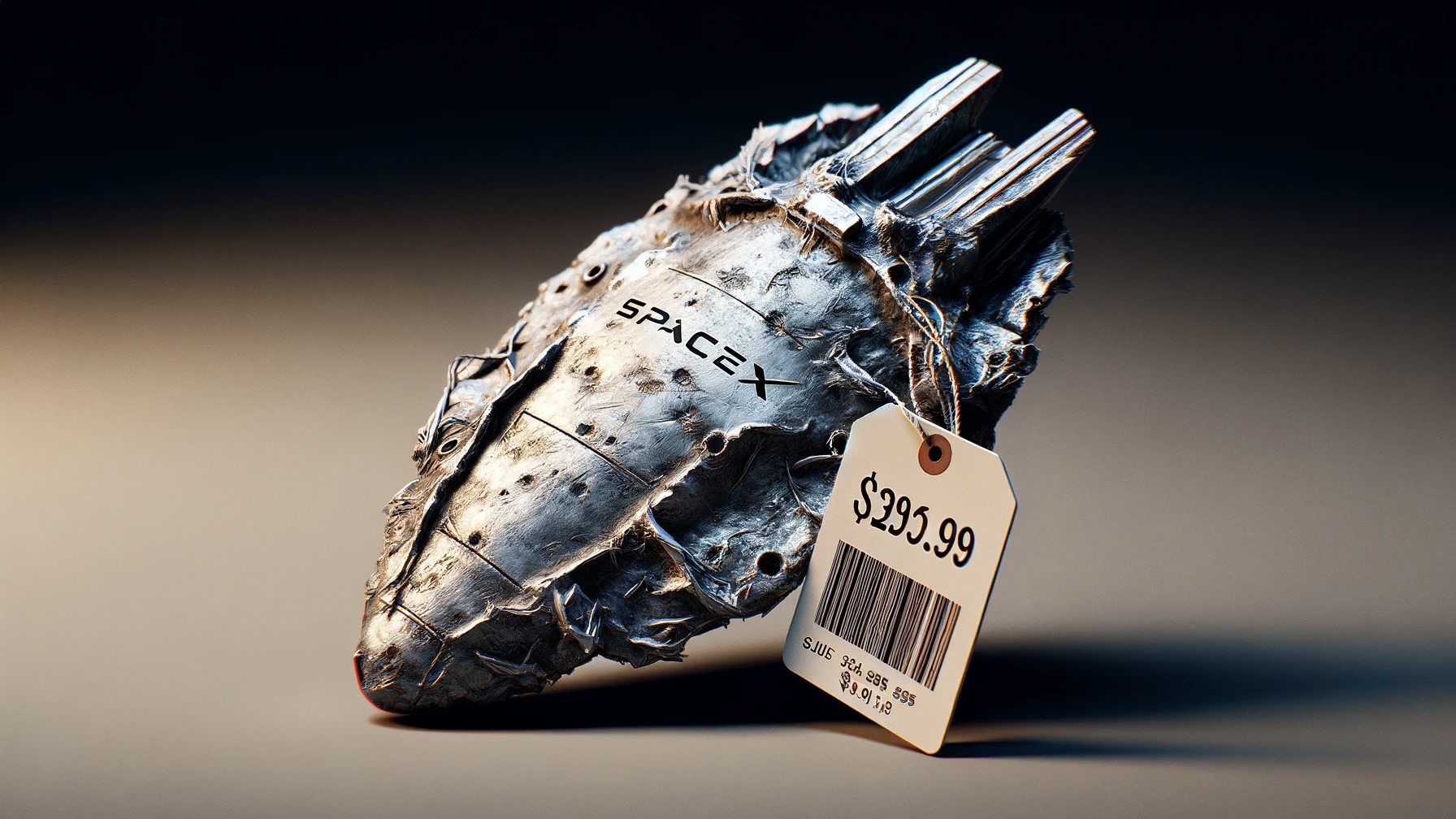 Un morceau de débris du vaisseau spatial Spacex sur eBay