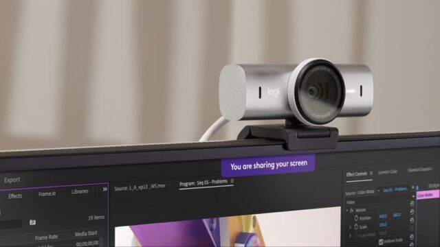 Such a feature has never been seen!  Logitech MX Brio 4K webcam is on sale
