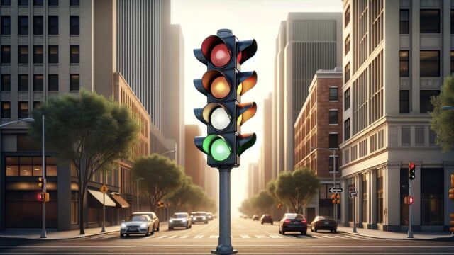 Four-color traffic light coming?  Work was done for white light