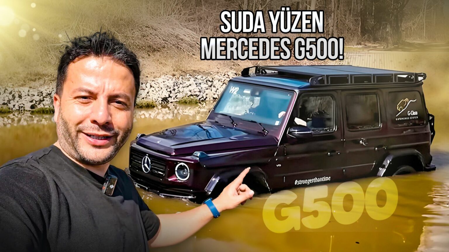 Hayran Modeler Mercedes G500'ü suda yürüttüm! - ShiftDelete.Net