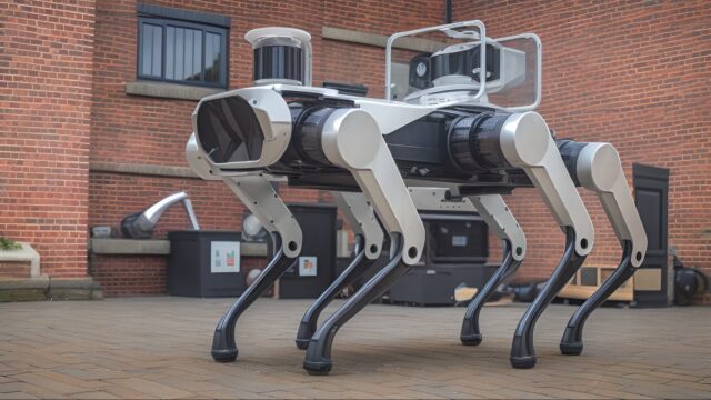 Beware of the Dog!  Lenovo introduced its guard robot dog