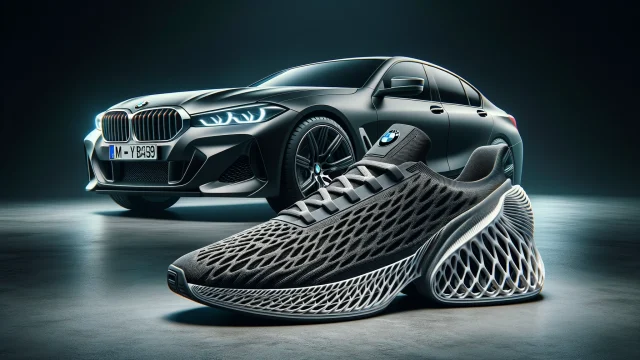 BMW entered the sports shoe business!  It uses high technology