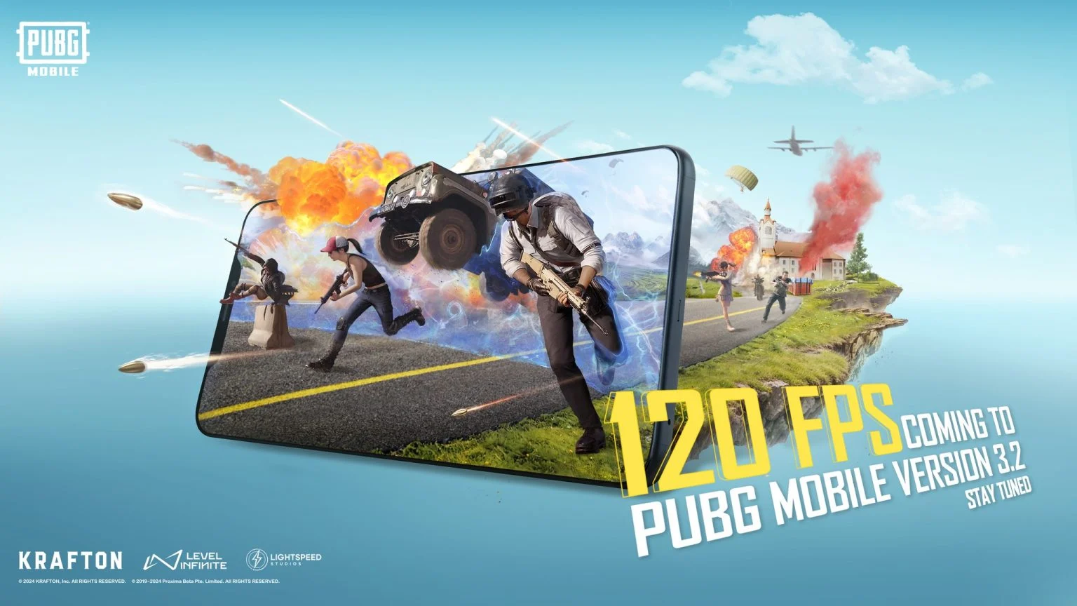 PUBG Mobile v3.2 güncellemesiyle 120 FPS ekran modu geliyor