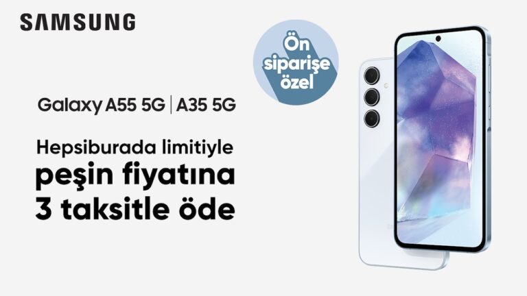 Yeni Galaxy A serisi peşin fiyatına 3 taksit fırsatıyla satışta!