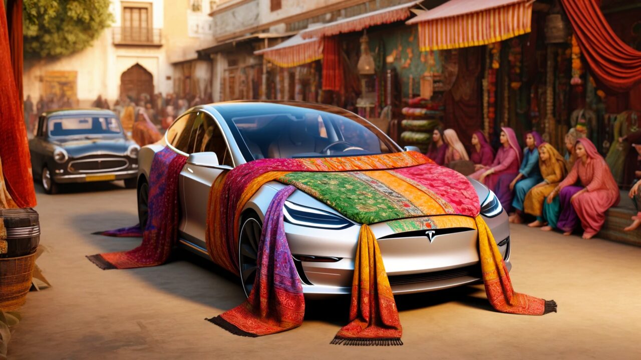 Hintli elektrikli Tesla hindistan özel otomobil fabrikası almanya üretecek
