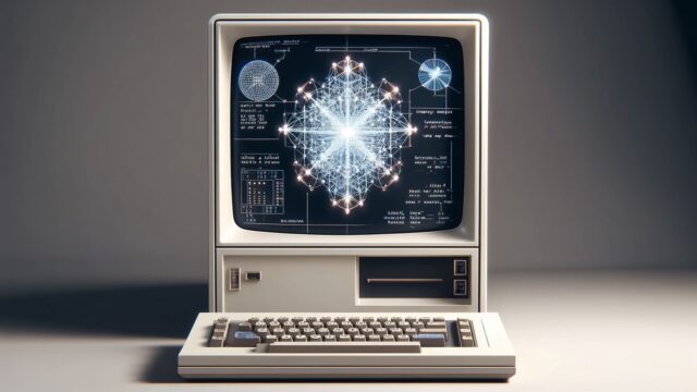Kuantum ve klasik bilgisayar birleşimini gösteren görsel