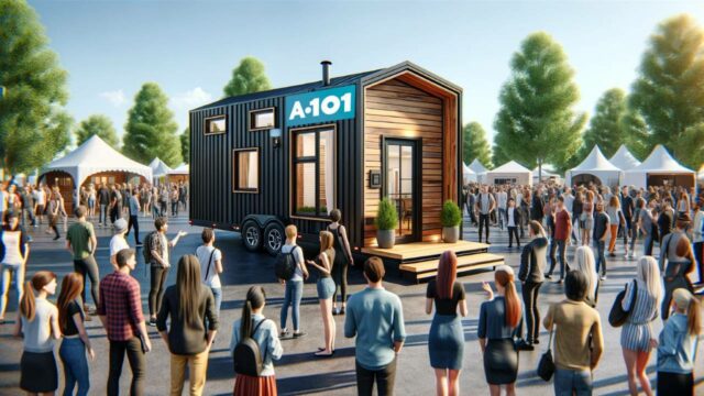 There was no raise this time!  A101 sells Tiny House again