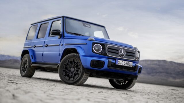 It even goes in water!  Electric Mercedes-Benz G 580 introduced