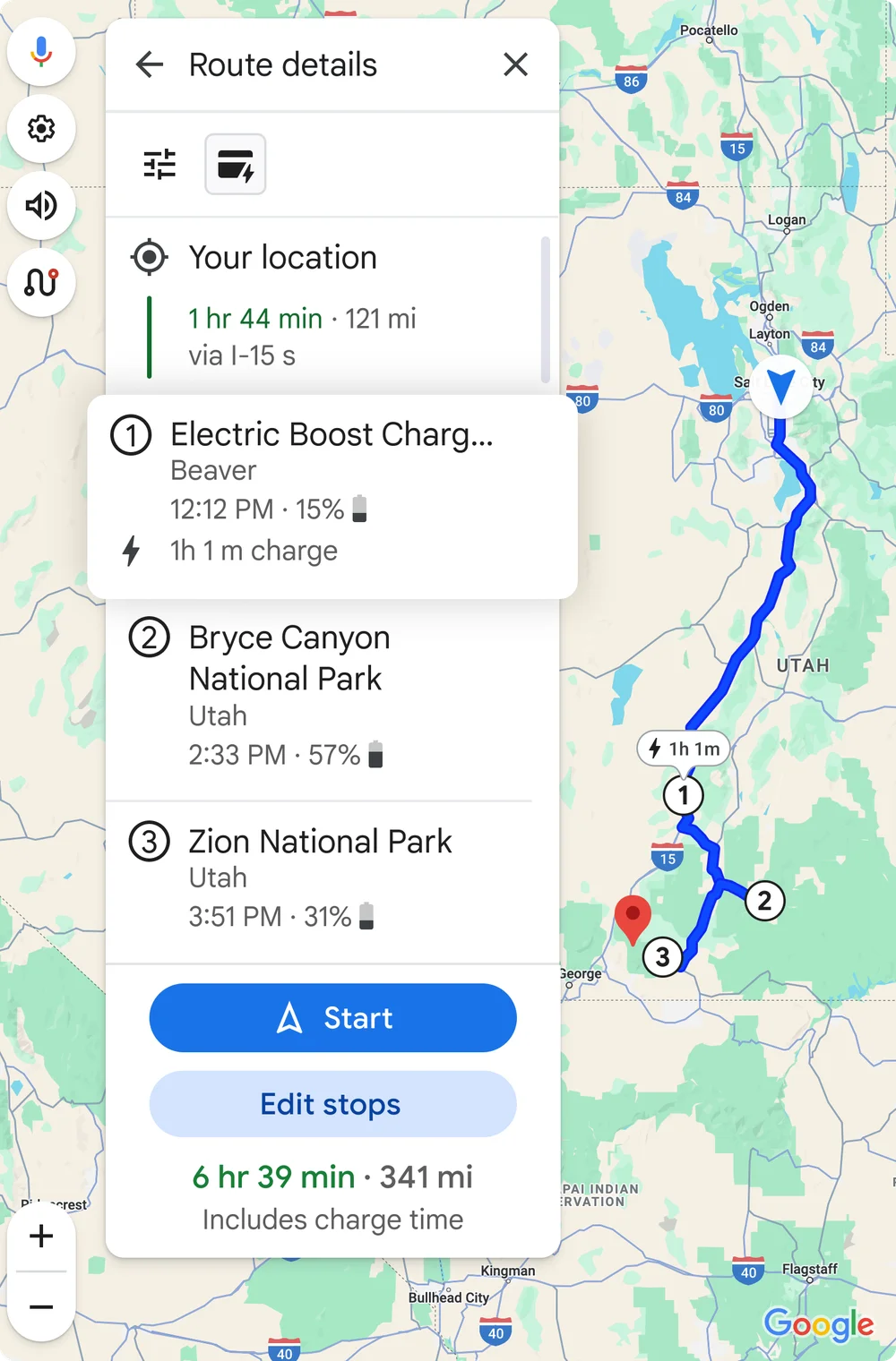 Google Haritalar şarj istasyonlarını bulmayı kolaylaştırıyor