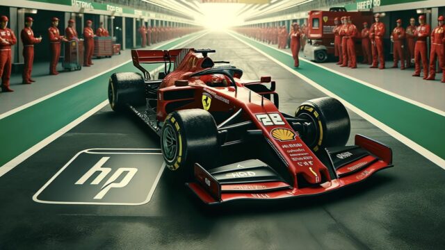 HP sponsors Formula 1's most established team!